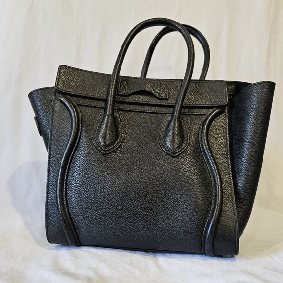 CELINE Micro luggage bag drummed calfskin - Picture 3 of 11